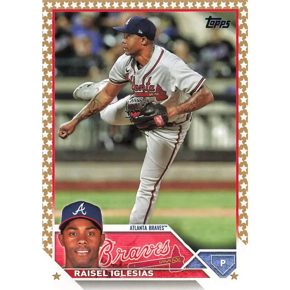 2023 Topps Gold Star Raisel Iglesias #115 Atlanta Braves